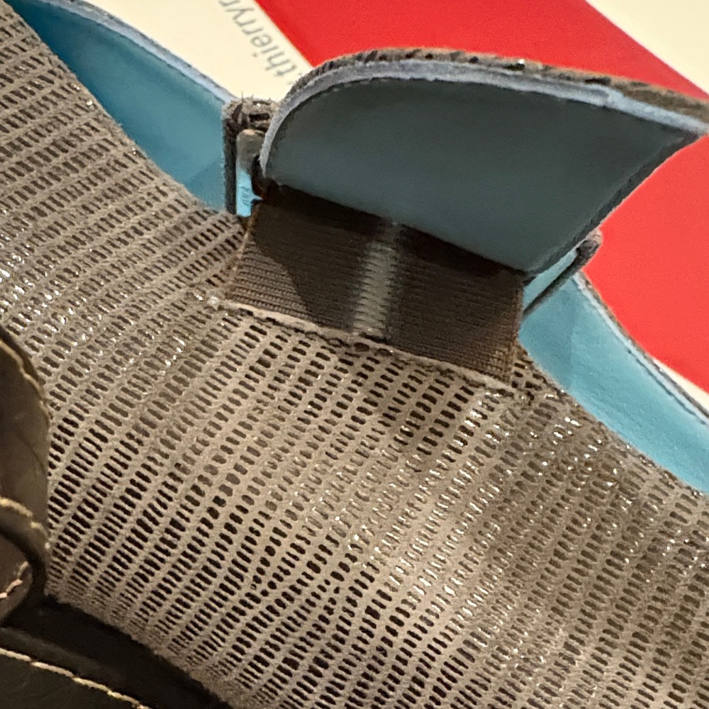 Thierry Rabotin Textured Gray Heels - Picture 16 of 16
